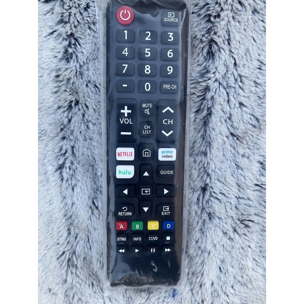Samsung TV Replacement Remote Control Black Wireless Netflix Hulu Prime Apps